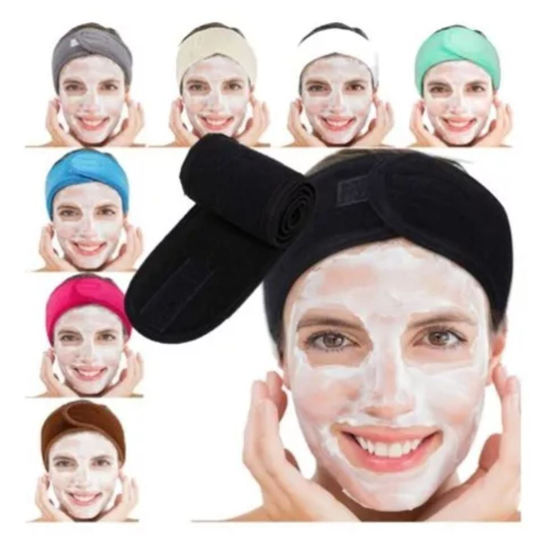 BANDA MAQUILLAJE LIMPIEZA FACIAL