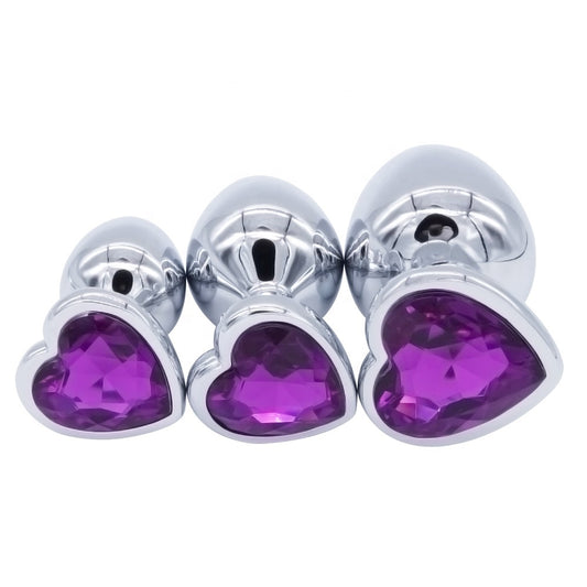 PLUG ANAL FORMA DE CORAZON