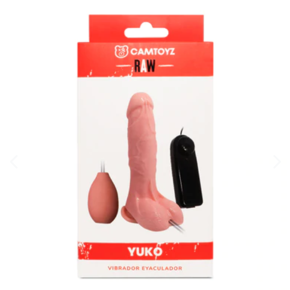 DILDO EYACULADOR VIBRADOR YUKO CAMTOYZ