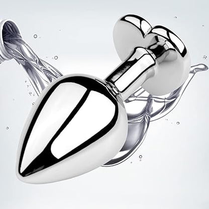 PLUG ANAL FORMA DE CORAZON