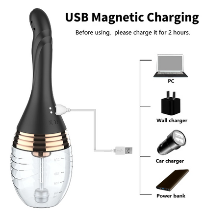 CONSOLADOR DILDO (ENEMA ELECTRICO) GM342